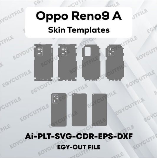 Oppo Reno9 A Vector Skin Cut Files