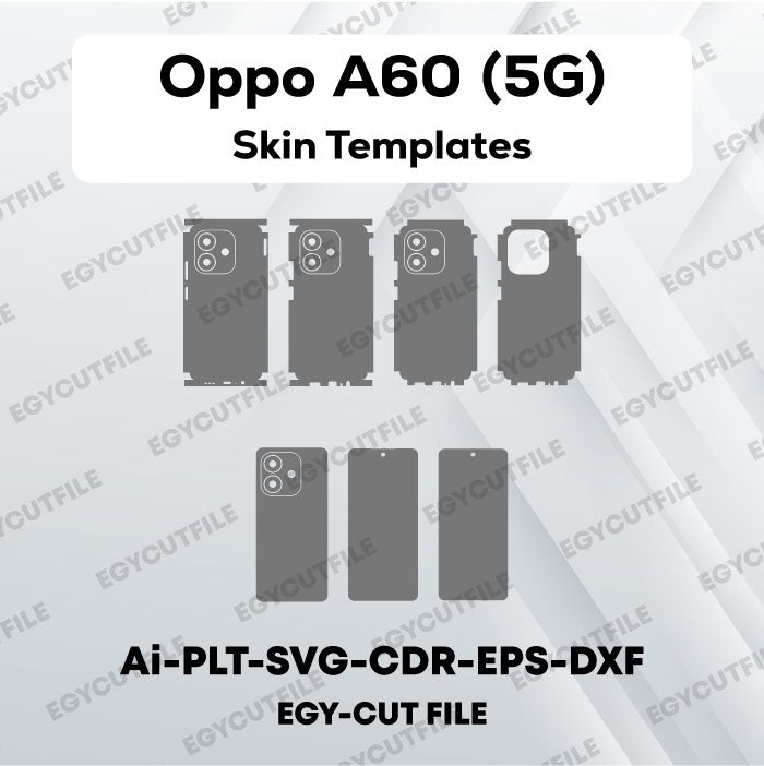 OPPO A60 5G Vector Skin Cut Files