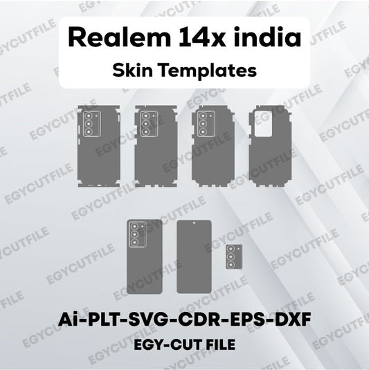 Realem 14x india Vector Skin Cut Files