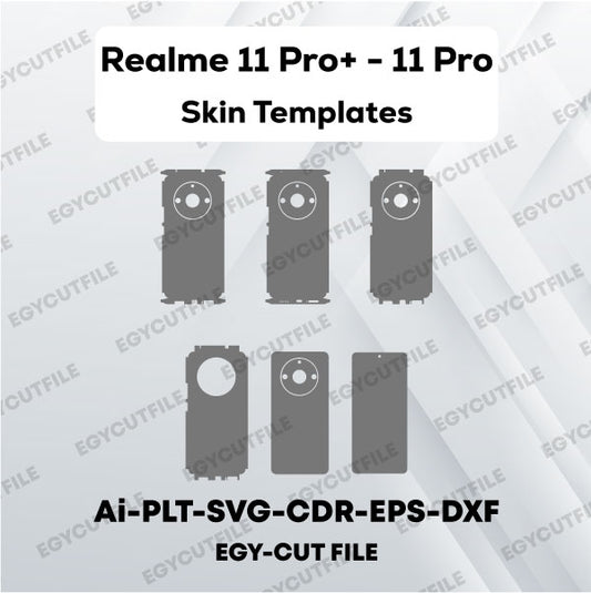 Realme 11 Pro+-Realme 11 Pro Vector Skin Cut Files