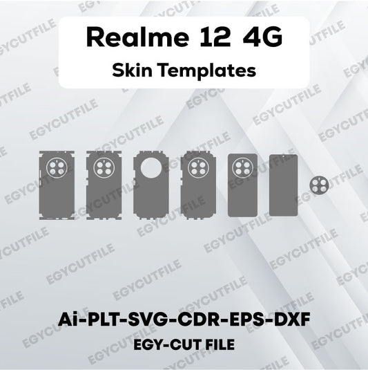 Realme 12 4G Vector Skin Cut Files