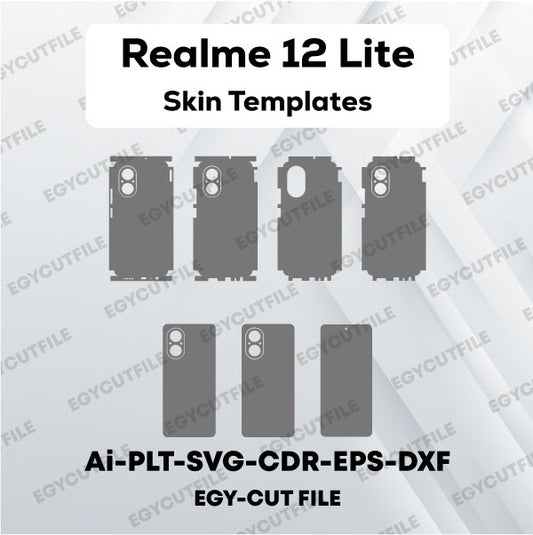 Realme 12 Lite Vector Skin Cut Files