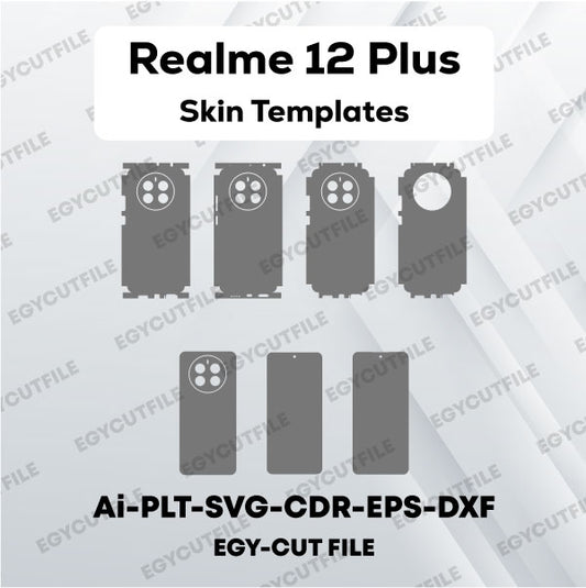 Realme 12 Plus Vector Skin Cut Files