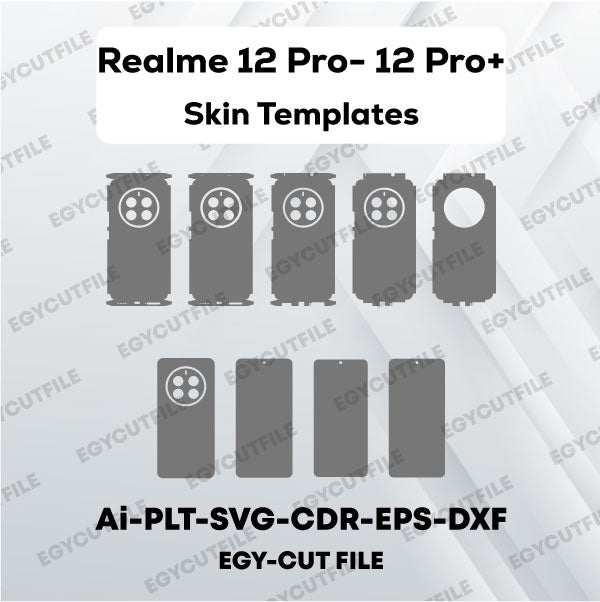 Realme 12 Pro-Realme 12 Pro+ Vector Skin Cut Files