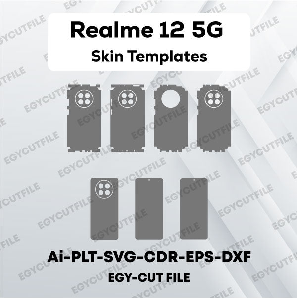 Realme 12 5G Vector Skin Cut Files
