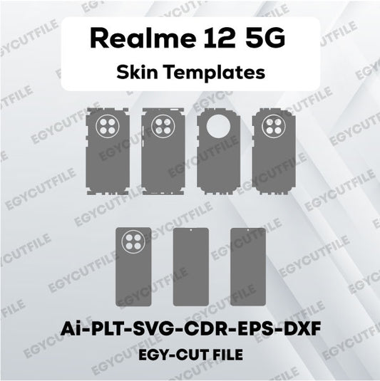 Realme 12 5G Vector Skin Cut Files
