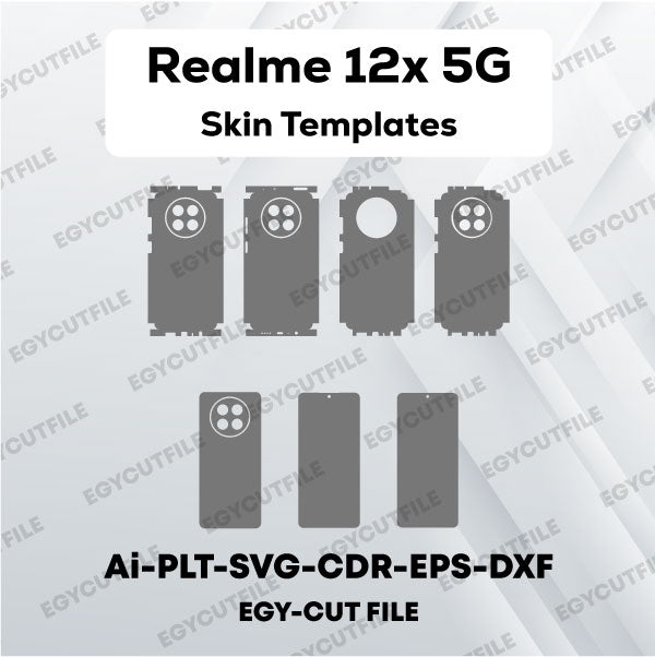 Realme 12x 5G Vector Skin Cut Files