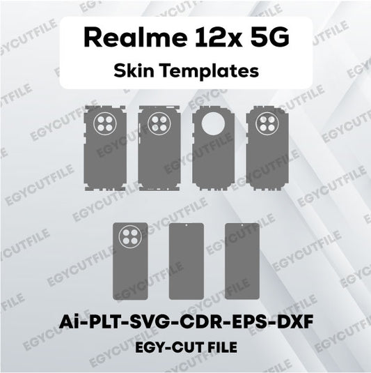 Realme 12x 5G Vector Skin Cut Files