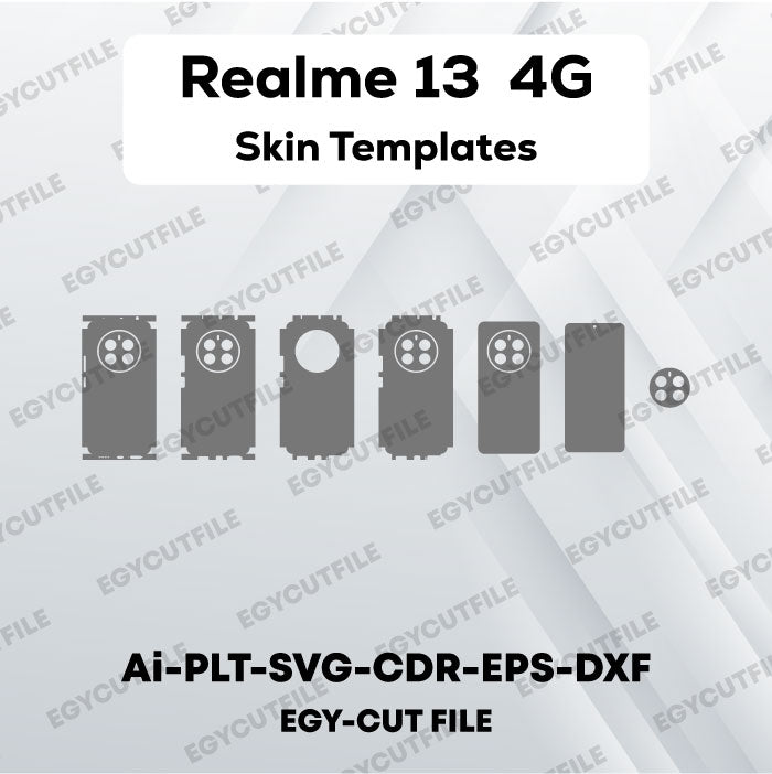 Realme 13 4G Vector Skin Cut Files