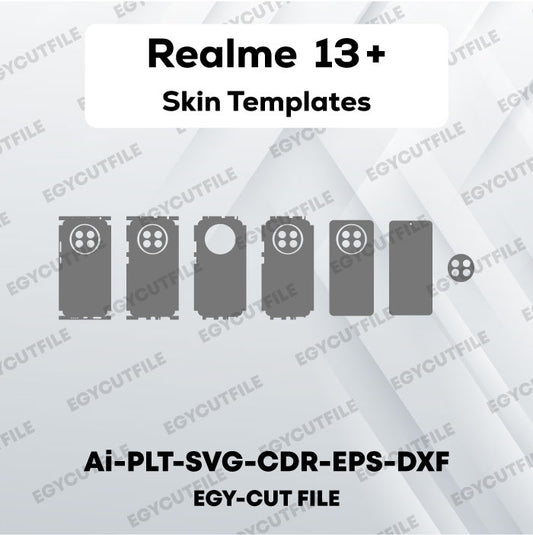 Realme 13+ Vector Skin Cut Files