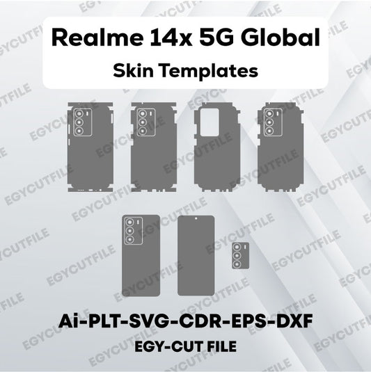 Realme 14x 5G Global Vector Skin Cut Files