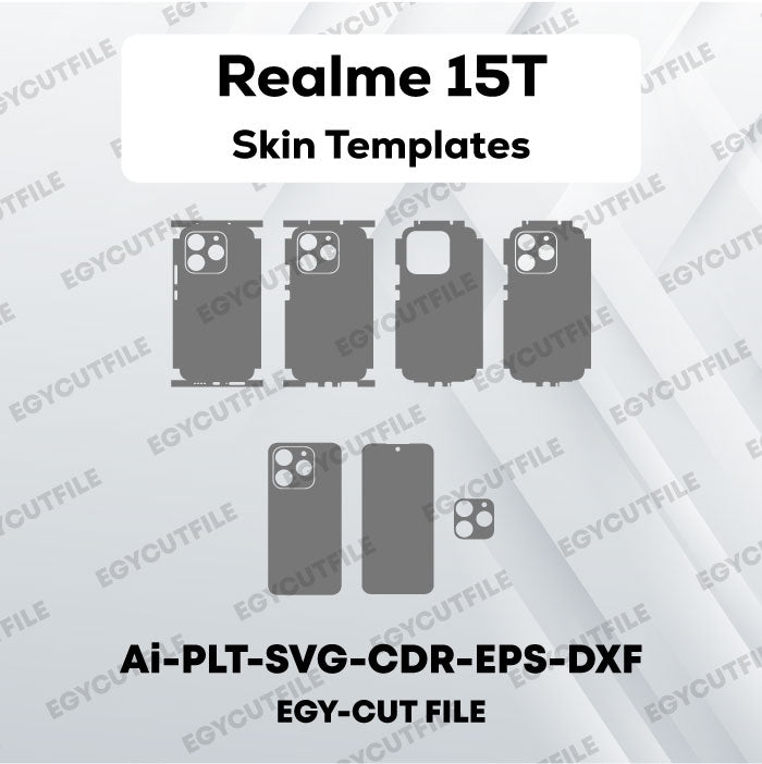 Realme 15T Vector Skin Cut Files