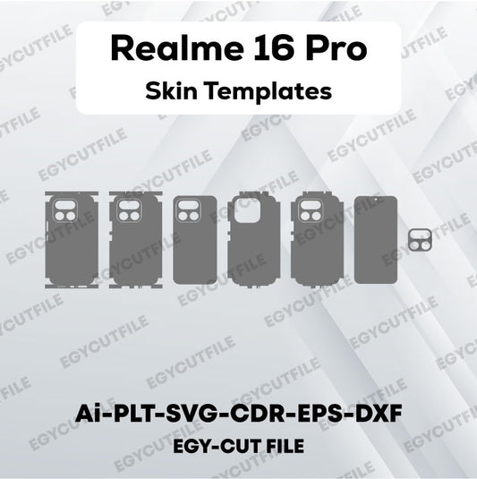 Realme 16 Pro Vector Skin Cut Files