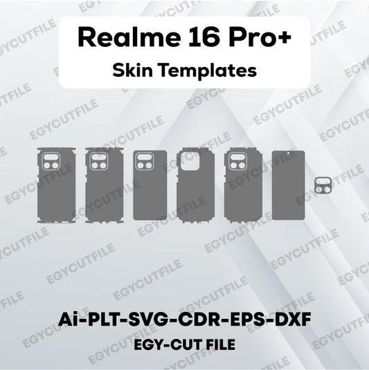 Realme 16 Pro+ Vector Skin Cut Files