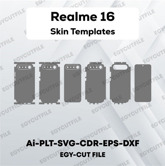 Realme 16 Vector Skin Cut Files