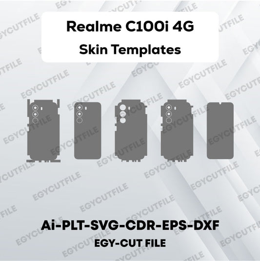 Realme C100i 4G Vector Skin Cut Files
