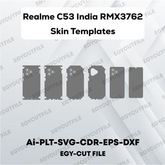 Realme C53 India RMX3762 Vector Skin Cut Files