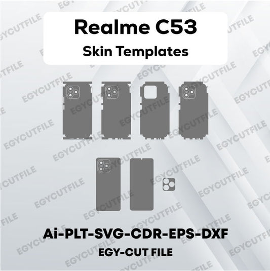 Realme C53 Vector Skin Cut Files