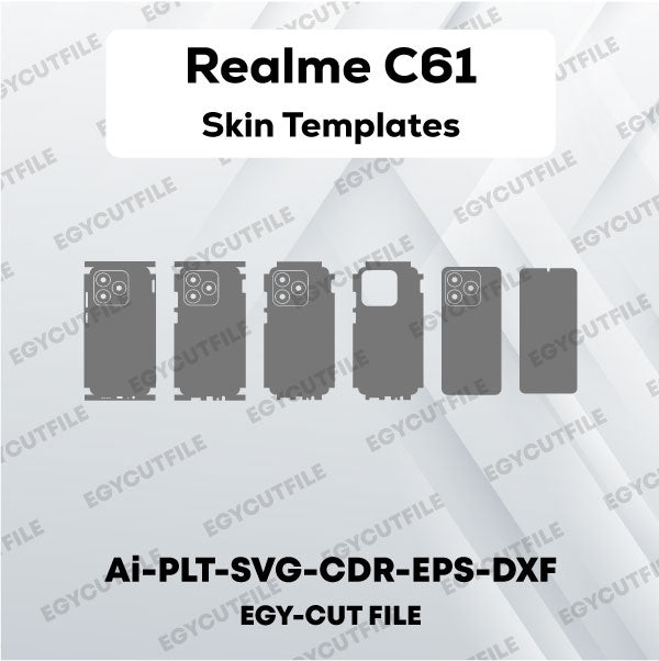 Realme C61 Vector Skin Cut Files