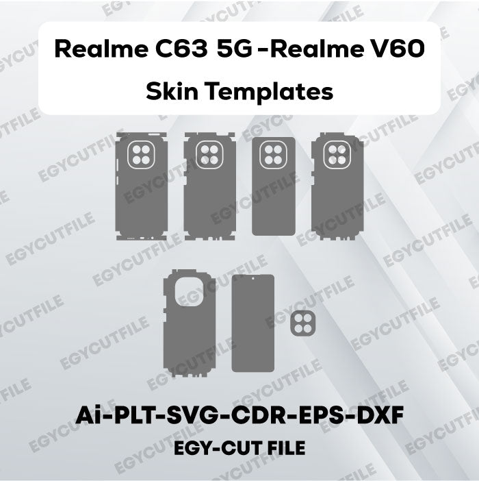 Realme C63 5G/Realme V60 Vector Skin Cut Files