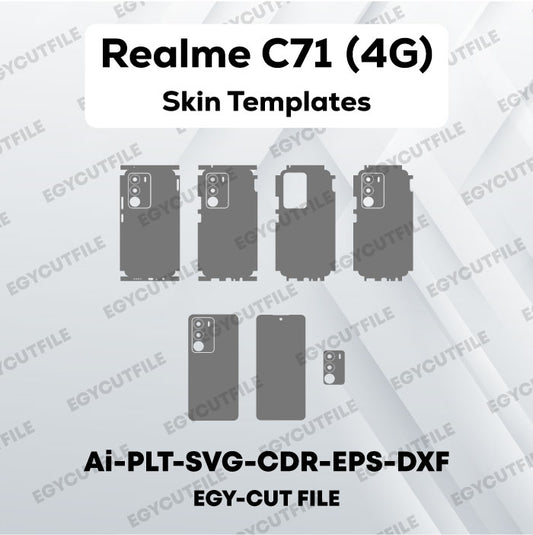 Realme C71 4G Vector Skin Cut Files