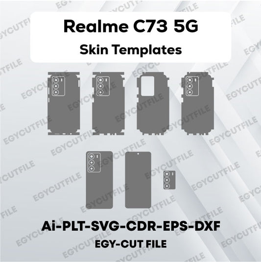 Realme C73 5G Vector Skin Cut Files