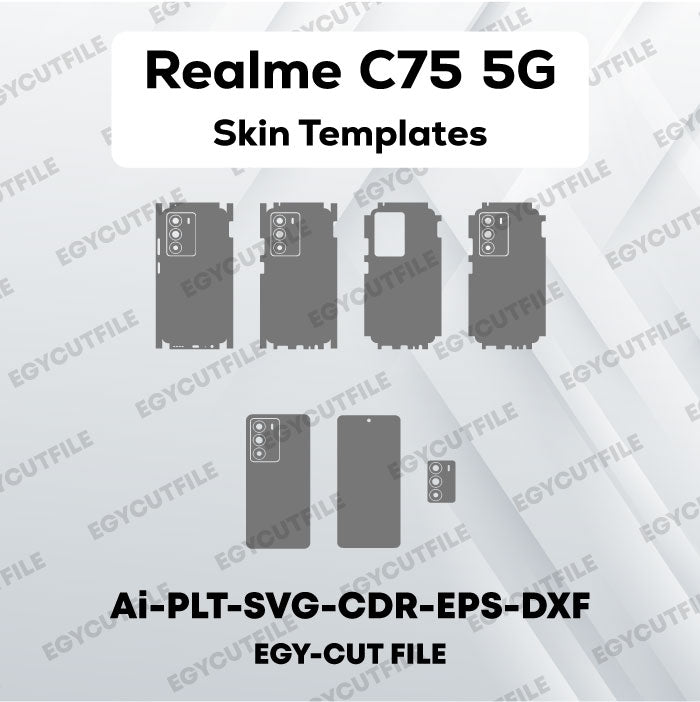 Realme C75 5G Vector Skin Cut Files