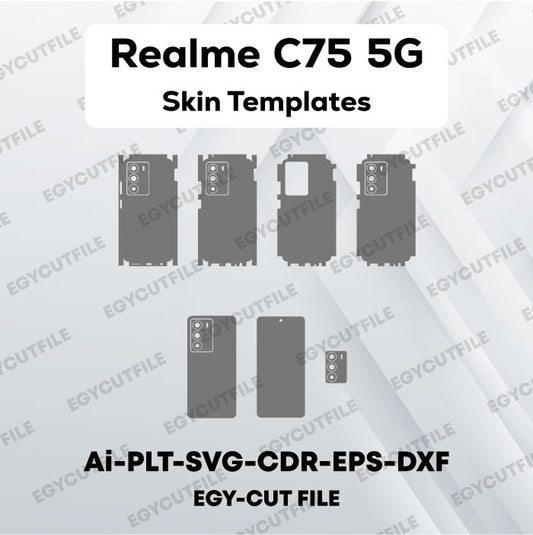 Realme C75 5G Vector Skin Cut Files