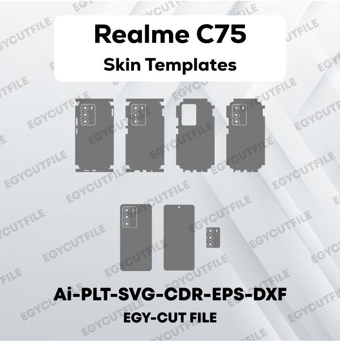 Realme C75 Vector Skin Cut Files