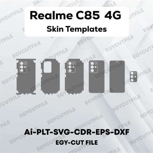 Realme C85 4G Vector Skin Cut Files