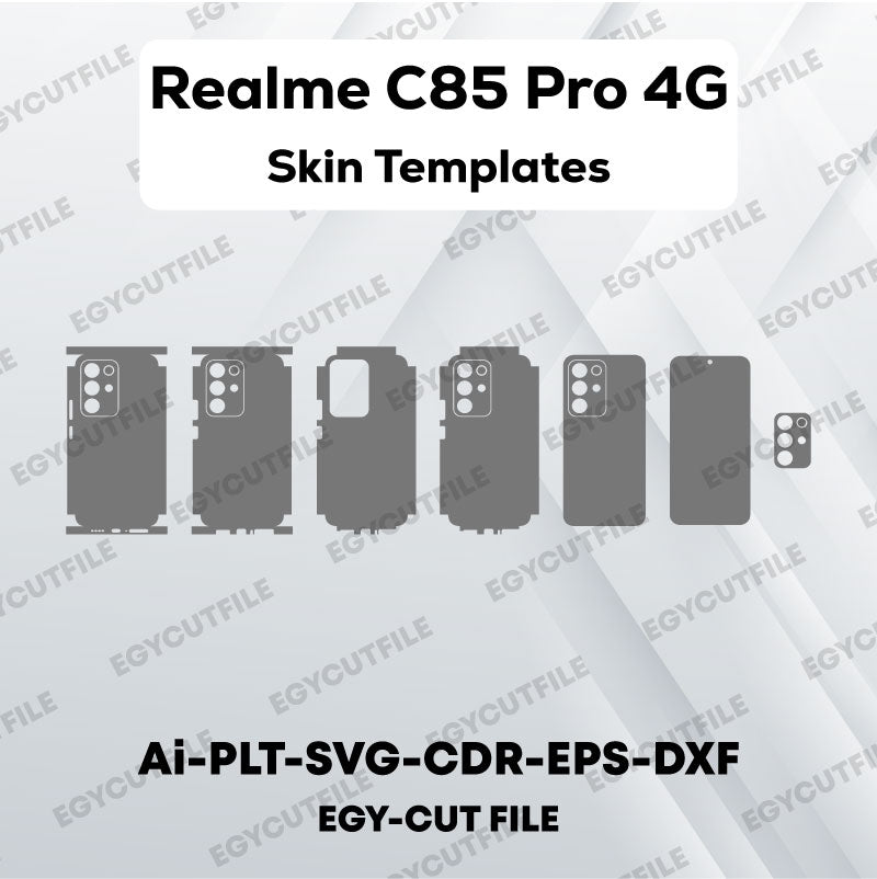 Realme C85 Pro 4G Vector Skin Cut Files