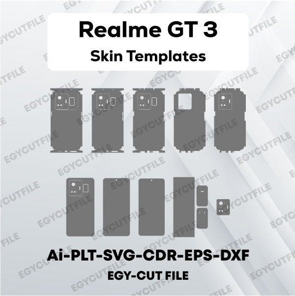 Realme GT3 Vector Skin Cut Files