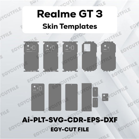 Realme GT3 Vector Skin Cut Files