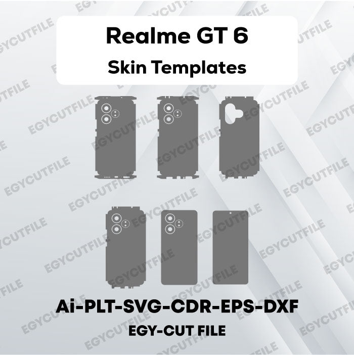 Realme GT 6 Vector Skin Cut Files