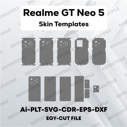 Realme GT Neo 5 Vector Skin Cut Files
