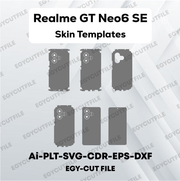 Realme GT Neo6 SE Vector Skin Cut Files