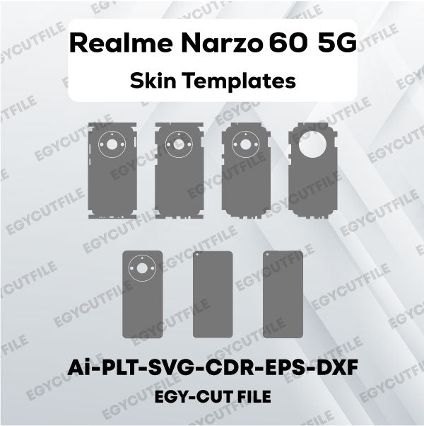 Realme Narzo 60 5G Vector Skin Cut Files