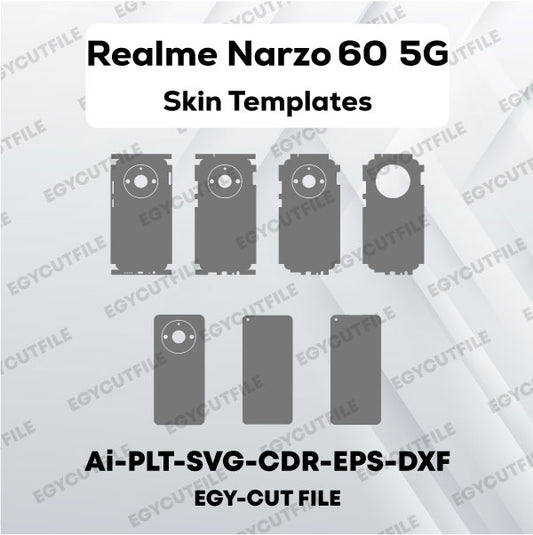 Realme Narzo 60 5G Vector Skin Cut Files