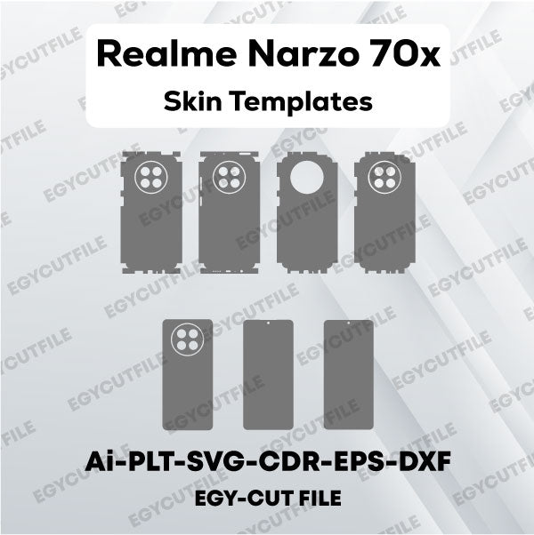 Realme Narzo 70x Vector Skin Cut Files