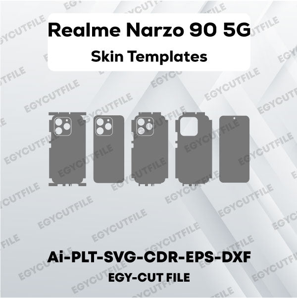 Realme Narzo 90 5G Vector Skin Cut Files