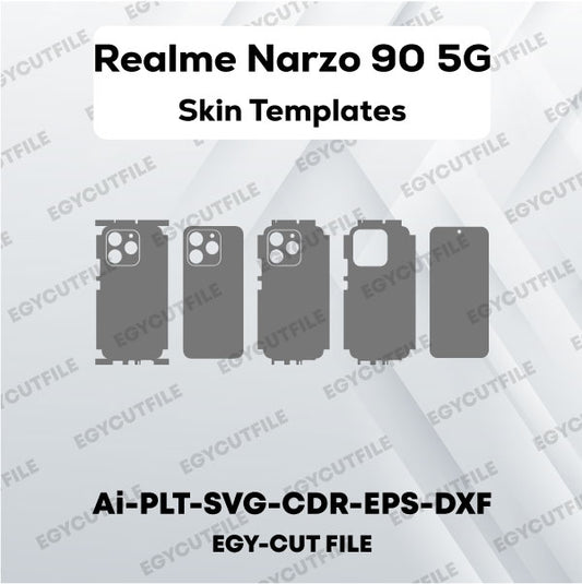 Realme Narzo 90 5G Vector Skin Cut Files