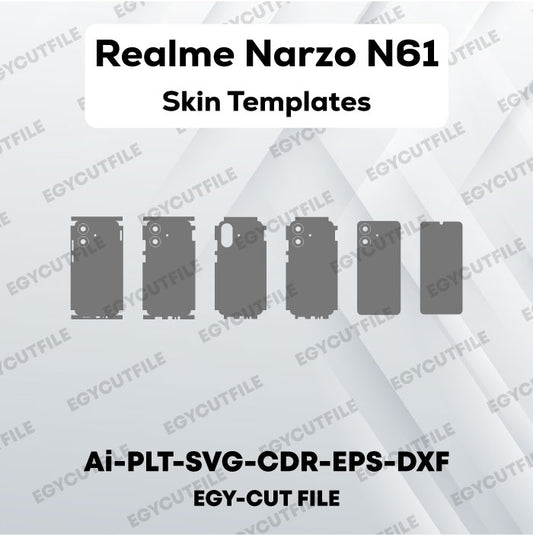 Realme Narzo N61 Vector Skin Cut Files