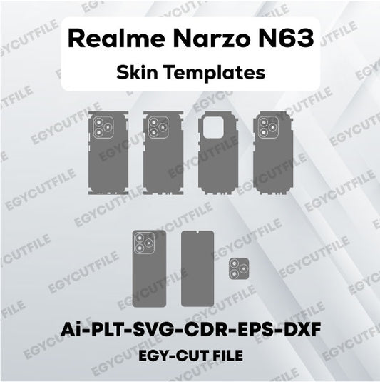 Realme Narzo N63 Vector Skin Cut Files