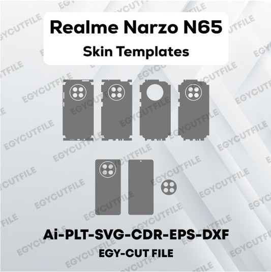 Realme Narzo N65 Vector Skin Cut Files