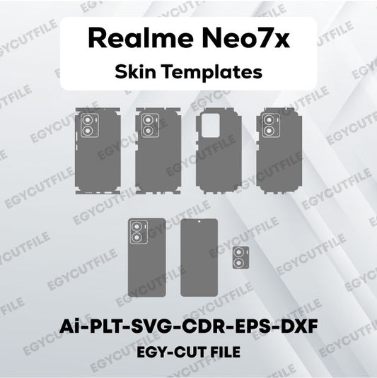 Realme Neo7x Vector Skin Cut Files
