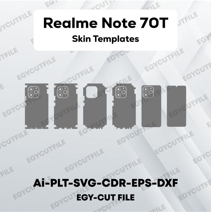 Realme Note 70T Vector Skin Cut Files