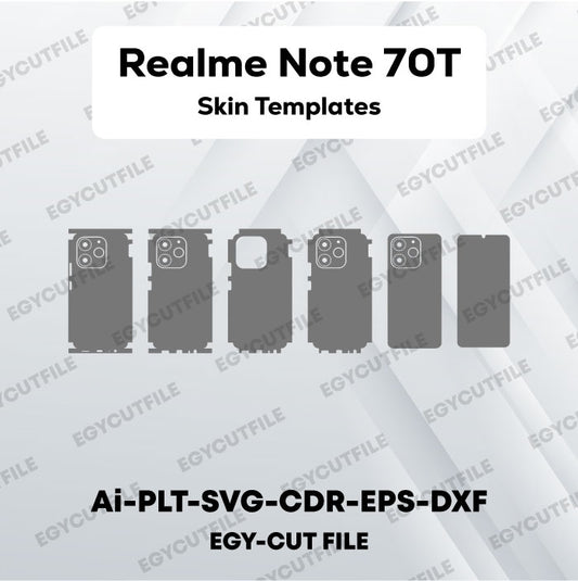 Realme Note 70T Vector Skin Cut Files