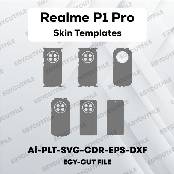 Realme P1 Pro Vector Skin Cut Files