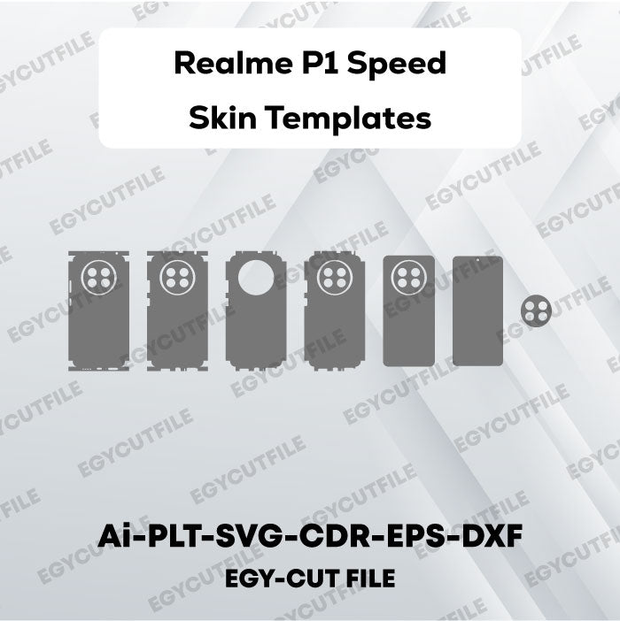 Realme P1 Speed Vector Skin Cut Files