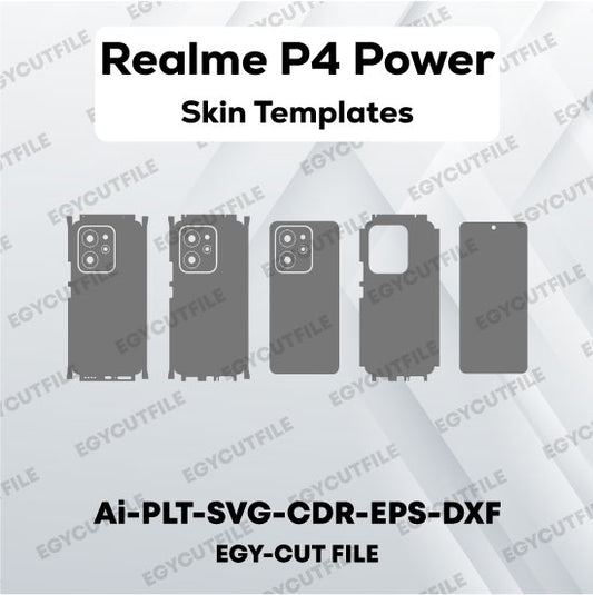 Realme P4 Power Vector Skin Cut Files